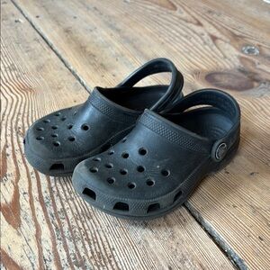 Kids Black Crocs Clogs
